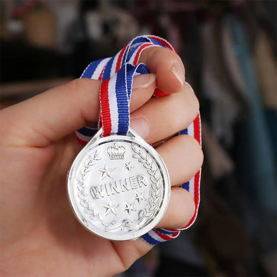 Winner Reward Gold Silver Bronze Medals Sports Game Swimming Children&