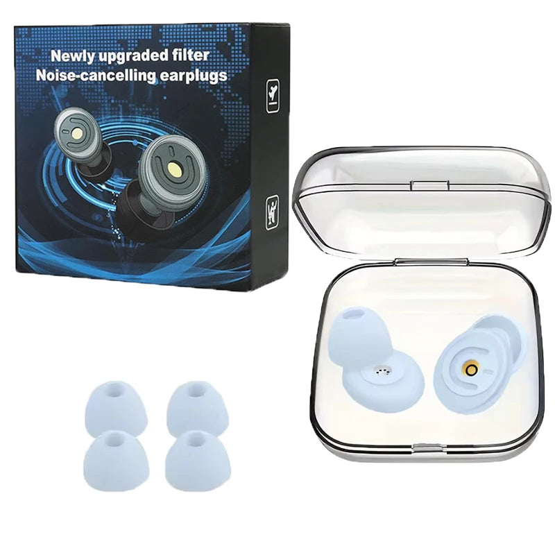 Ear Plugs for Noise Reduction Ear Protection Reusable Silicone Ear Plugs Swimming Ear Plug Sleeping