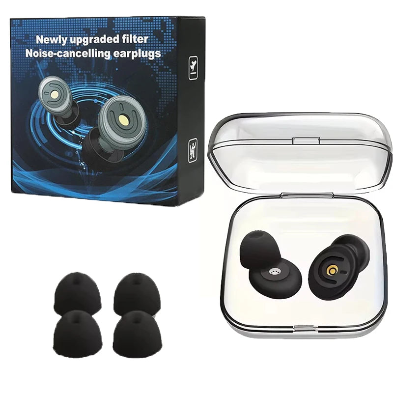 Ear Plugs for Noise Reduction Ear Protection Reusable Silicone Ear Plugs Swimming Ear Plug Sleeping