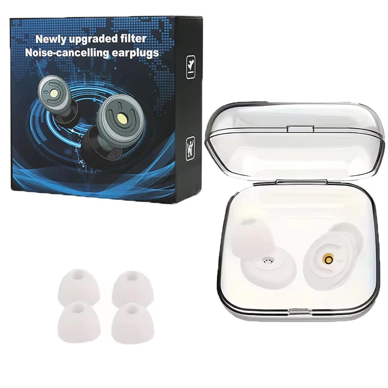 Ear Plugs for Noise Reduction Ear Protection Reusable Silicone Ear Plugs Swimming Ear Plug Sleeping