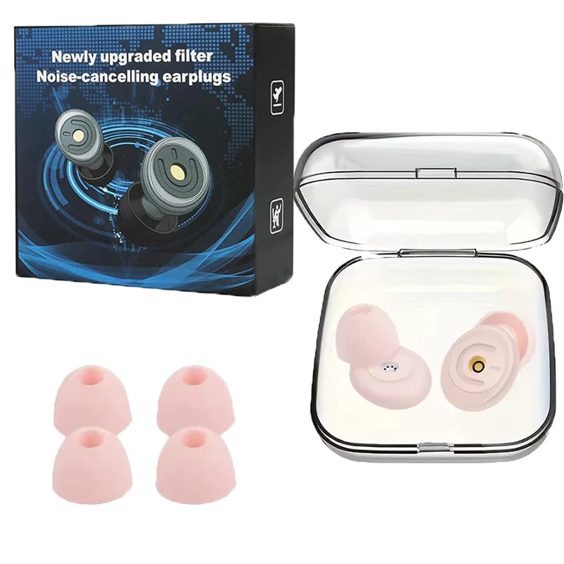 Ear Plugs for Noise Reduction Ear Protection Reusable Silicone Ear Plugs Swimming Ear Plug Sleeping