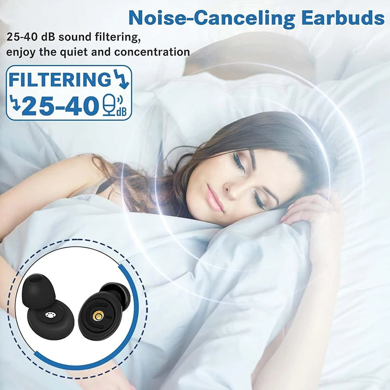 Ear Plugs for Noise Reduction Ear Protection Reusable Silicone Ear Plugs Swimming Ear Plug Sleeping